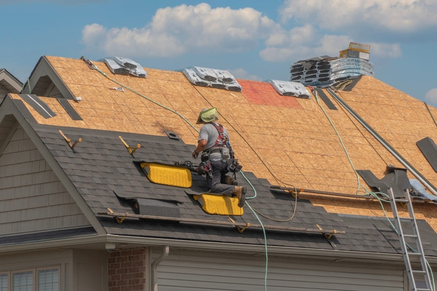 roof installed in Lowell